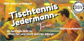 SSV-Tischtennis-Turnier für Jedermann
