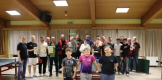 22 Nichtaktive beim Tischtennis-Jedermann-Turnier