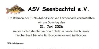 ASV-Fischerfest am 21. Juni in Lardenbach