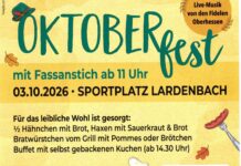 18. Oktoberfest am Samstag, 3. Oktober 2026 in Lardenbach